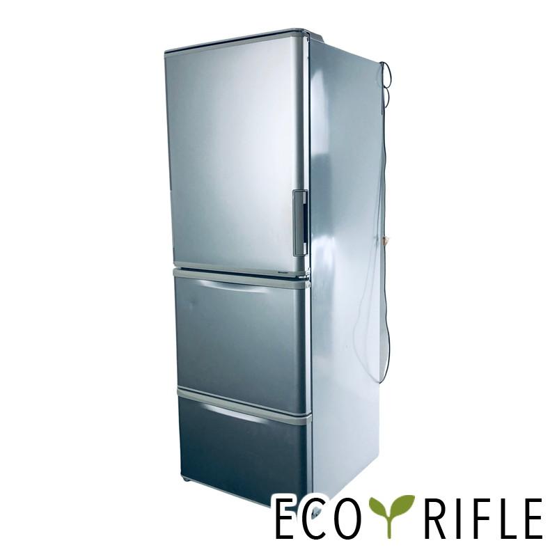 シャープ 冷蔵庫 SJ-WA35B-S 2015年式 350L 中古品