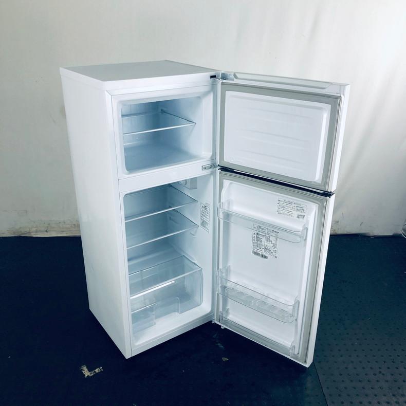 【中古】 ハイセンス Hisense 冷蔵庫 一人暮らし 2018年製 2ドア 120L ホワイト 直冷式 右開き HR-B12C｜rifle-eco｜02