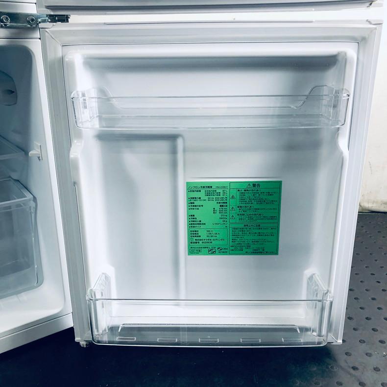 ☆中古￥11,800！YAMADA 87㍑2ドア冷蔵庫 家電 2023年製 YRZ-C09H1型