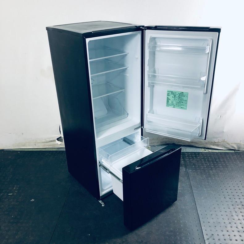 冷蔵庫 中古 REFAGE YRZ-F15LK 2023年製 2ドア 156L ブラック ファン式 