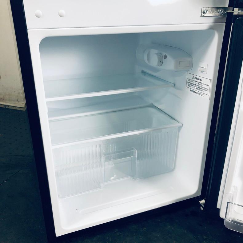 在庫 冷蔵庫　comfee RCT90BL 2023年製 コンフィー(COMFEE') COMFEE' 冷蔵庫 90L 2ドア 右開き ブラック