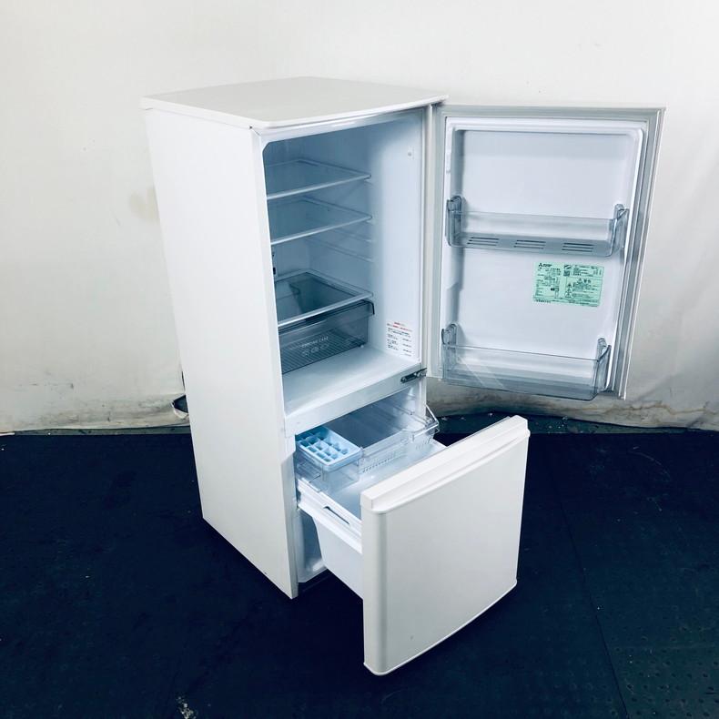三菱 冷蔵庫 中古 MITSUBISHI MR-P15F-W 2021年製 2ドア 146L