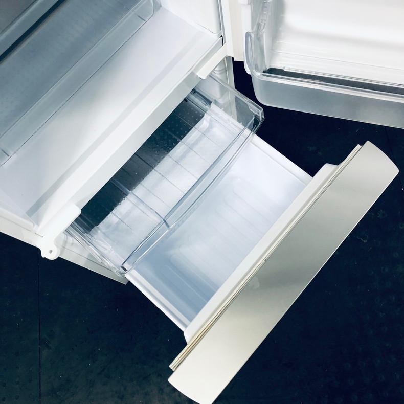 SHARP 冷蔵庫 中古 シャープ SJ-GD14C-W 2017年製 2ドア 137L