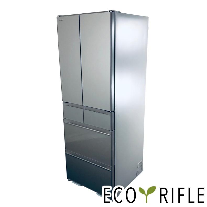 日立 6ドア冷蔵庫 R-HW52N 2020年製 520L アウトレット品