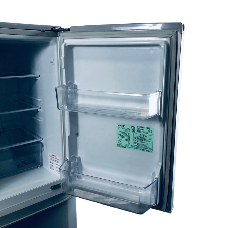 【送料込】三菱　MR-P15D-S　冷蔵庫　146L　2019年製 三菱（MITSUBISHI） 冷蔵庫 中古 MITSUBISHI MR-P15D-S 2019年製 2ドア