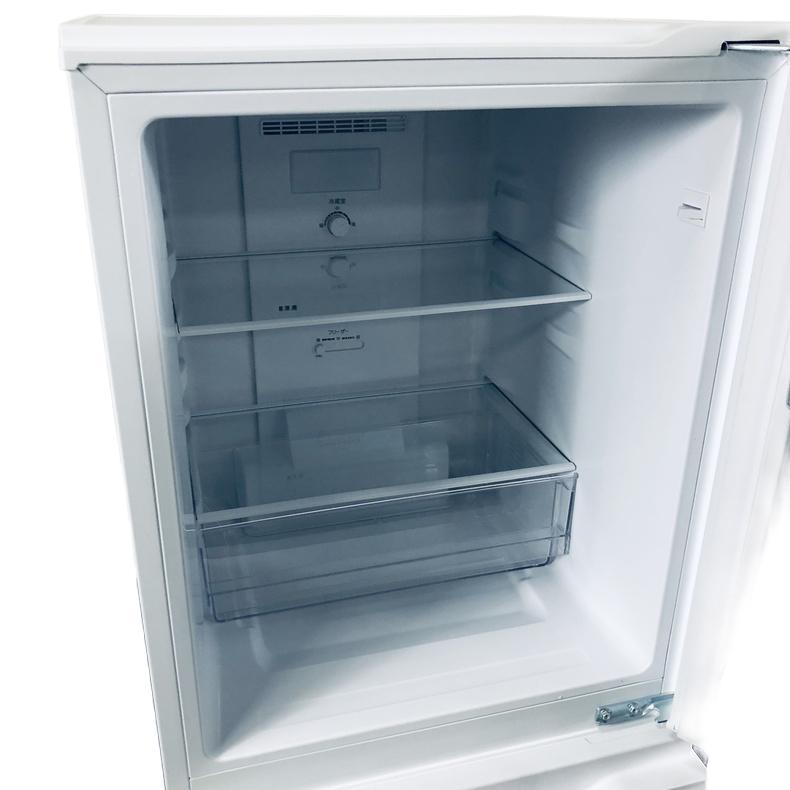 AQUA  2024年製 AQR-14E2(W) 2ドア冷凍冷蔵庫 135L 中古 【R6-32601S】 AQUA（アクア） 冷凍冷蔵庫 135L 2枚ドア 右開き 一人暮らし 新生活