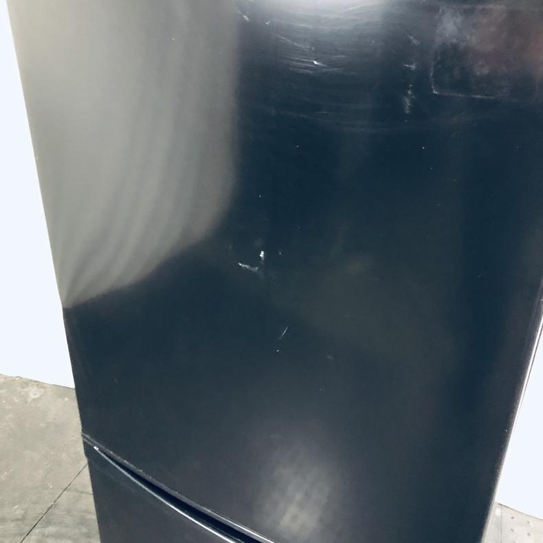 冷蔵庫 中古 アイリスオーヤマ IRISOHYAMA IRSD-14A-B 2023年製 2ドア 142L ブラック 直冷式 右開き 一人暮らし_9