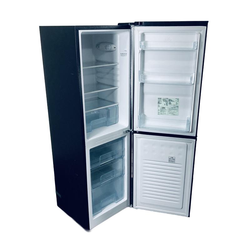 冷蔵庫 中古 アイリスオーヤマ IRISOHYAMA IRSE-16A-B 2020年製 2ドア 162L ブラック 直冷式 右開き 一人暮らし 大きめ_1