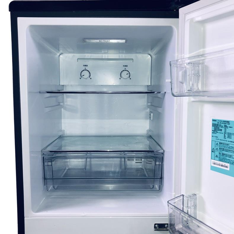 冷蔵庫 中古 ハイアール Haier JR-XP2NF148F 2023年製 2ドア 148L シルバー ファン式 右開き 一人暮らし 大きめ_2