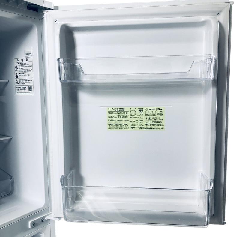 SHARP（シャープ） 冷蔵庫 中古 SHARP SJ-D15G-W 2021年製 2ドア 152L 