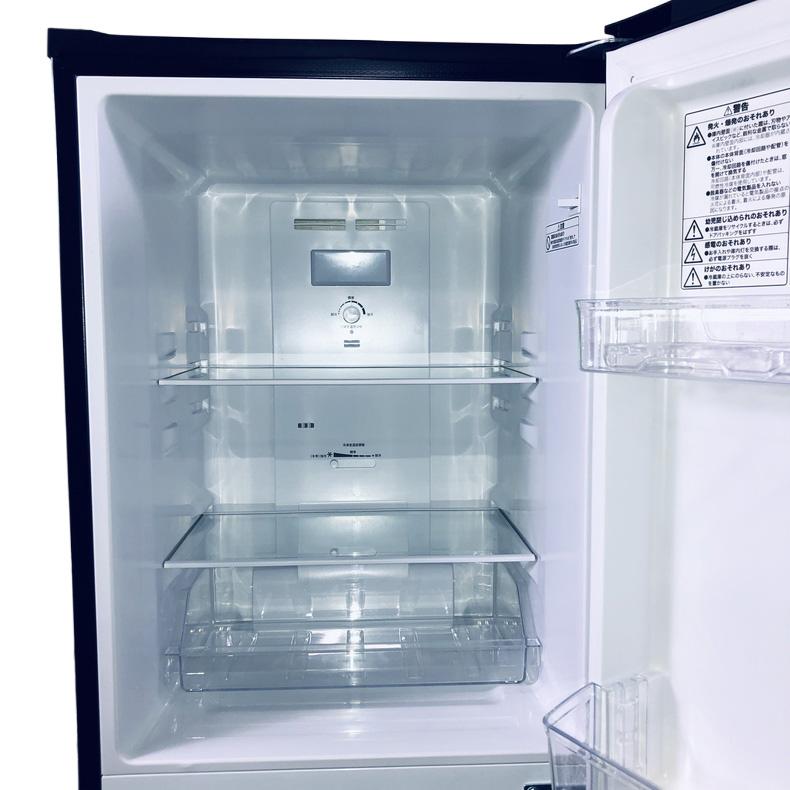 キッチン家電 【単身者向け】2ドア冷凍冷蔵庫 ニトリ NTR-140BK 140L