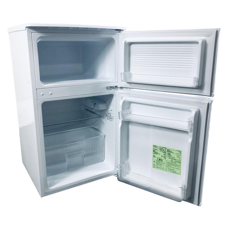 冷蔵庫 中古 comfee RCT90WH/E 2022年製 2ドア 90L ホワイト 直冷式 右