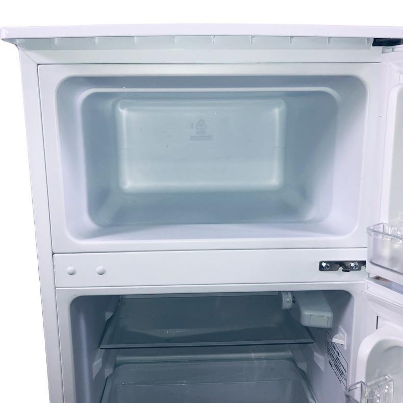 冷蔵庫 中古 comfee RCT90WH/E 2022年製 2ドア 90L ホワイト 直冷式 右