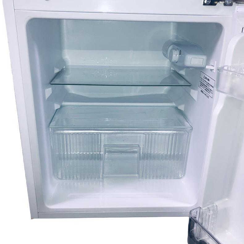 冷蔵庫 中古 comfee RCT90WH/E 2022年製 2ドア 90L ホワイト 直冷式 右