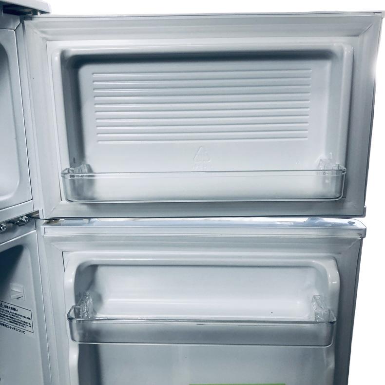 冷蔵庫 中古 comfee RCT90WH/E 2022年製 2ドア 90L ホワイト 直冷式 右