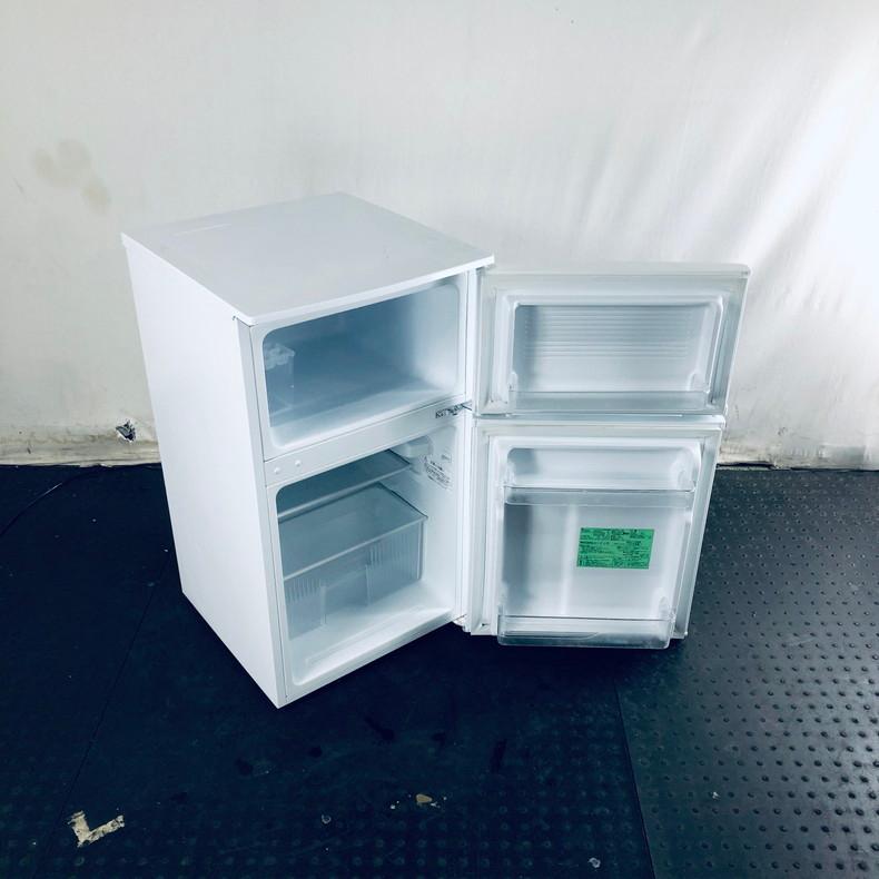 冷蔵庫 中古 ユーイング U-ING UR-D90J(W) 2018年製 2ドア 90L  