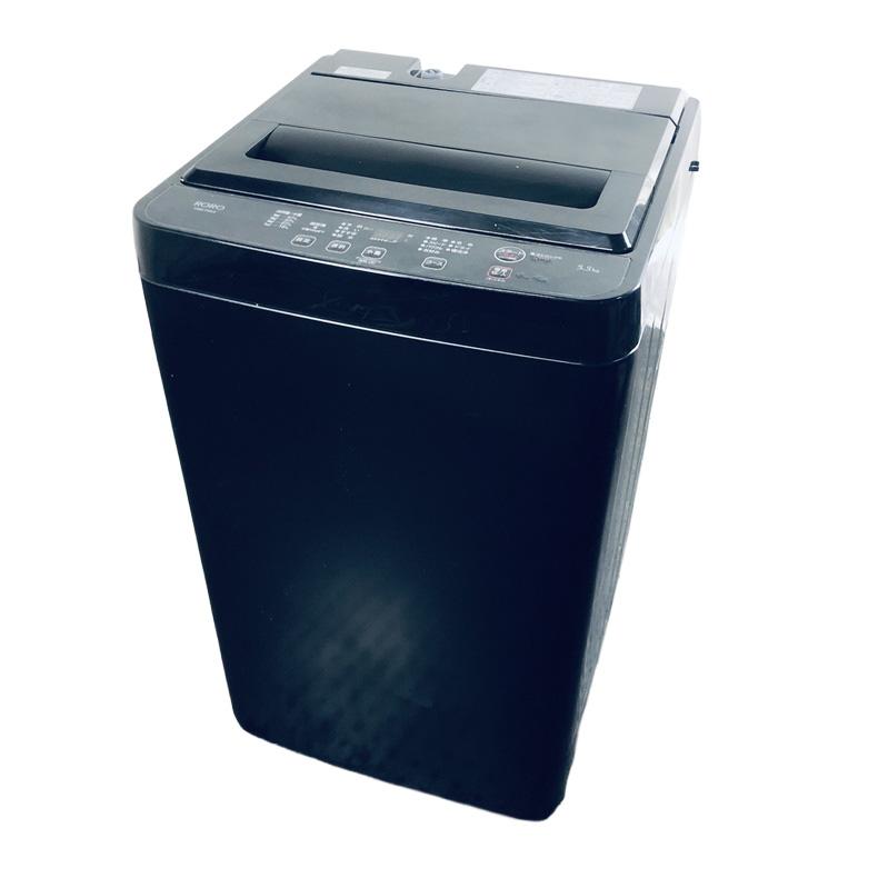 洗濯機 中古 RORO YWM-T55LK 2025年製 5.5kg ブラック 送風 乾燥機能