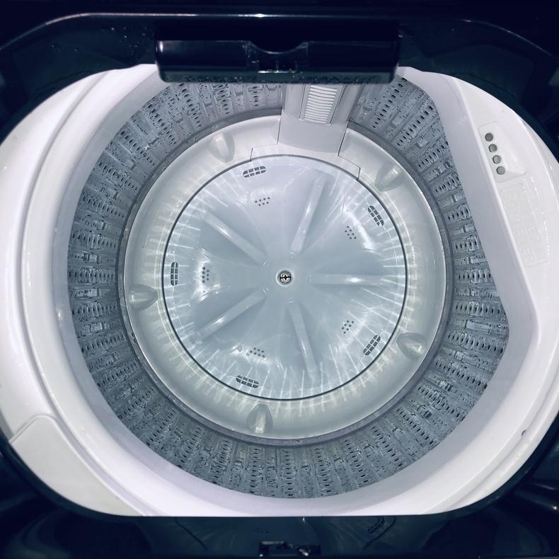 洗濯機 中古 RORO YWM-T55LK 2024年製 5.5kg ブラック 送風 乾燥機能