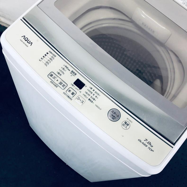 RKGSE-623】特価！アクア/AQUQ/7kg/全自動洗濯機/AQW-GS70G/中古/2019