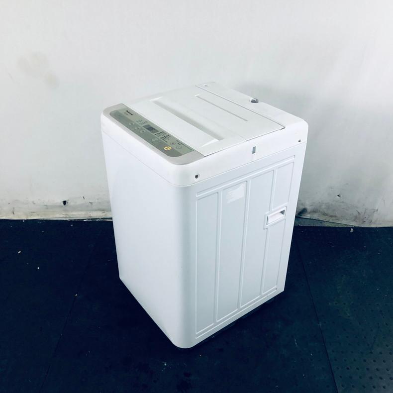 【中古】 パナソニック Panasonic 洗濯機 一人暮らし 2018年製 全自動洗濯機 5.0kg シルバー 送風 乾燥機能付き NA-F50B12