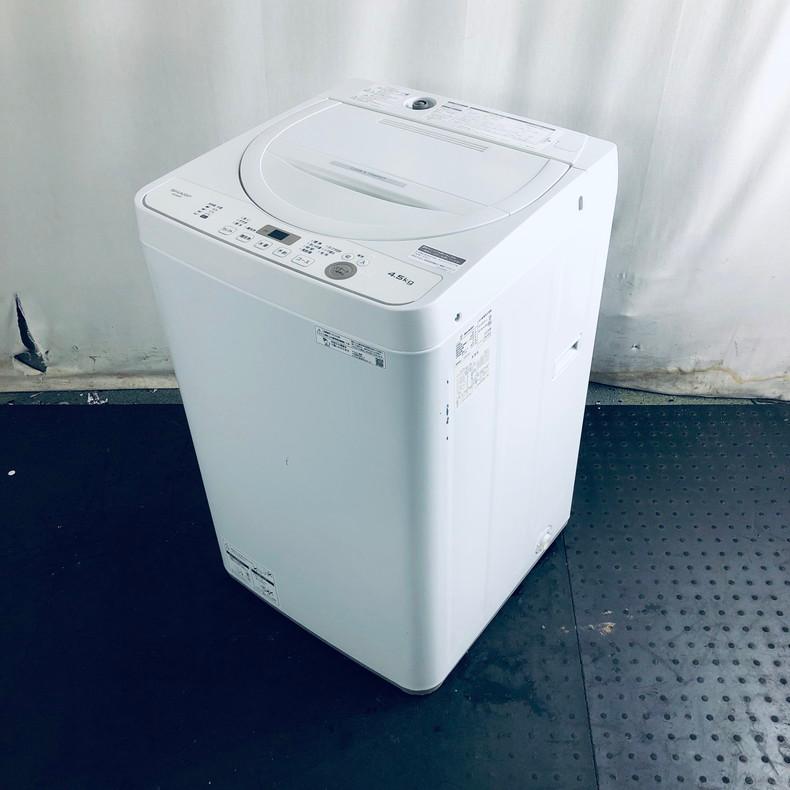 SHARP 洗濯機 中古 シャープ ES-GE4F-C 2022年製 4.5kg ベージュ SHARP 洗濯機 中古 シャープ ES-GE4F-C 2022年製 4.5kg ベージュ