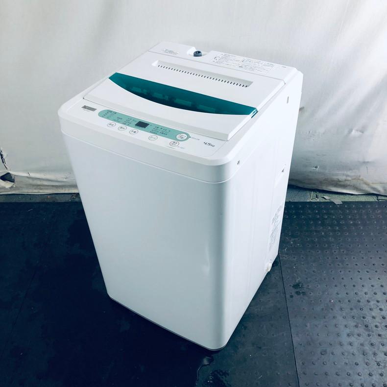 ジモティ特別価格】ヤマダ/YAMADA 洗濯機 YWM-T45G1 2019年製 4.5kg 4/27【