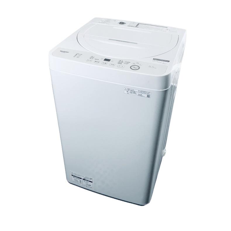 【半年保証】SHARP ES-GE5J-W 2025年製 洗濯5.5kg SHARP（シャープ） 洗濯機 中古 SHARP ES-GE5J-W 2025年製 5.5kg