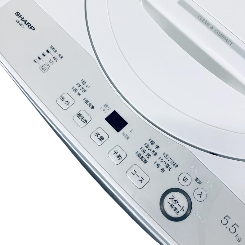 SHARP（シャープ） 洗濯機 中古 SHARP ES-GE5J-W 2025年製 5.5kg