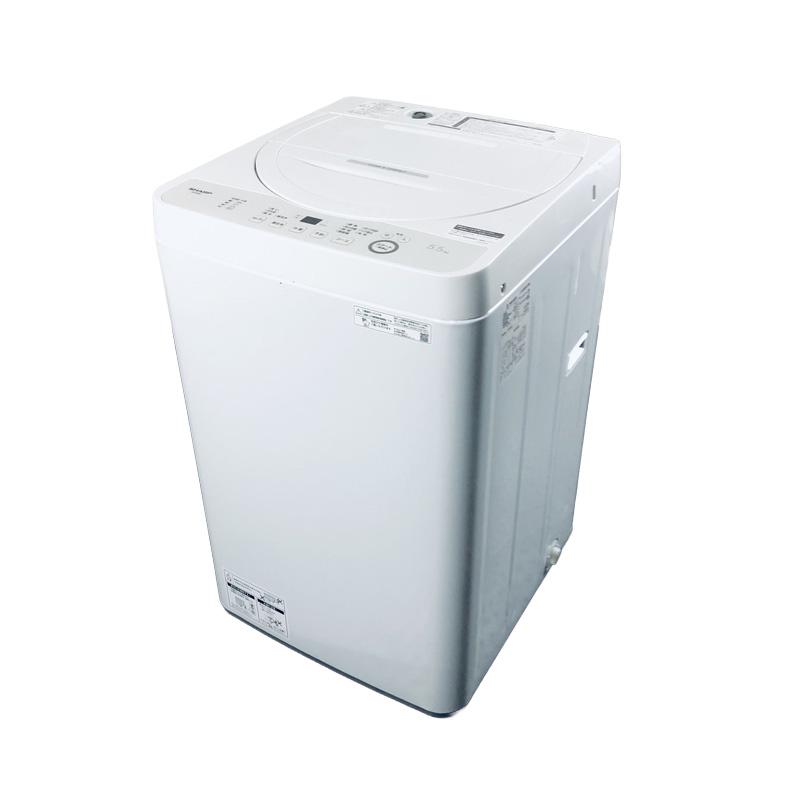激安 SHARP 2020年 5.5kg ES-GE5D-W 縦型洗濯機 SHARP（シャープ） 洗濯