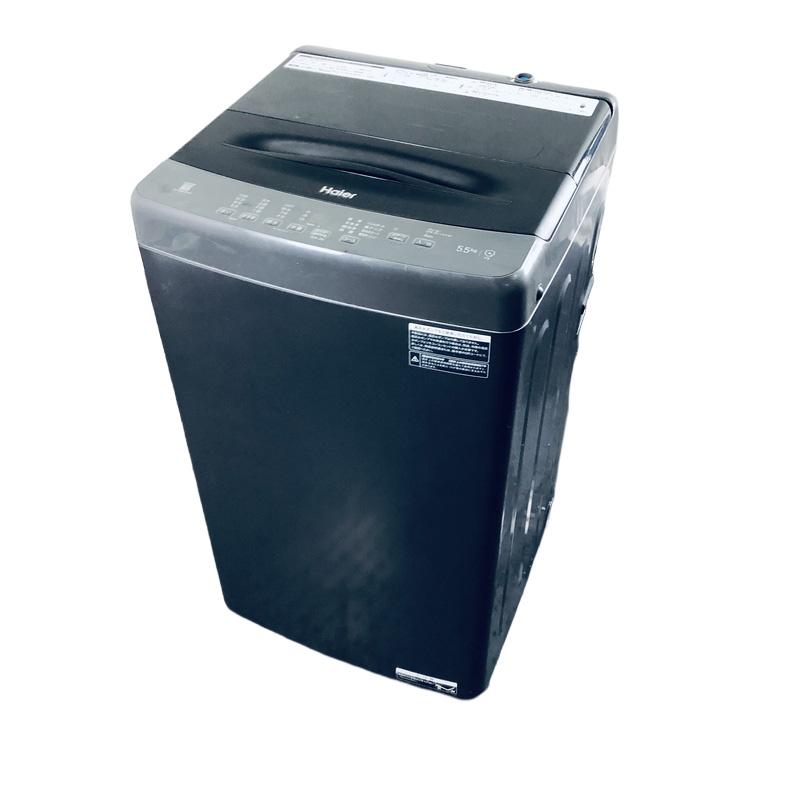 【高年式】大阪送料無料★3か月保障★2024年★JW-U55LK★IS1724 洗濯機 中古 ハイアール Haier JW-U55LK(W) 2024年製 5.5kg ホワイト