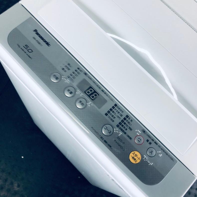 【中古】 パナソニック Panasonic 洗濯機 一人暮らし 2018年製 全自動洗濯機 5.0kg シルバー 送風 乾燥機能付き NA-F50B11｜rifle-eco｜03