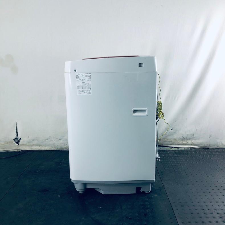【中古】 シャープ SHARP 洗濯機 一人暮らし 大きめ 2015年製 全自動洗濯機 7.0kg ピンク 送風 乾燥機能付き ES-KS70P-P｜rifle-eco｜08