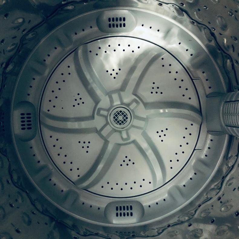 【中古】 アイリスオーヤマ IRISOHYAMA 洗濯機 一人暮らし 2020年製 全自動洗濯機 5.0kg ゴールド 送風 乾燥機能付き IAW-T502EN｜rifle-eco｜04