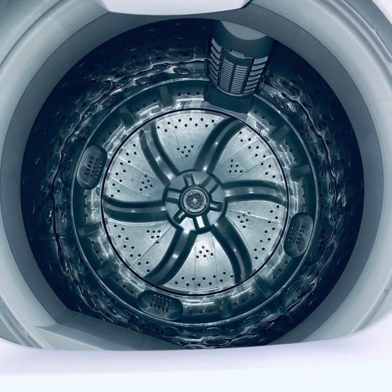【中古】 ニトリ 洗濯機 一人暮らし 2020年製 全自動洗濯機 6.0kg ホワイト 送風 乾燥機能付き NTR60｜rifle-eco｜04