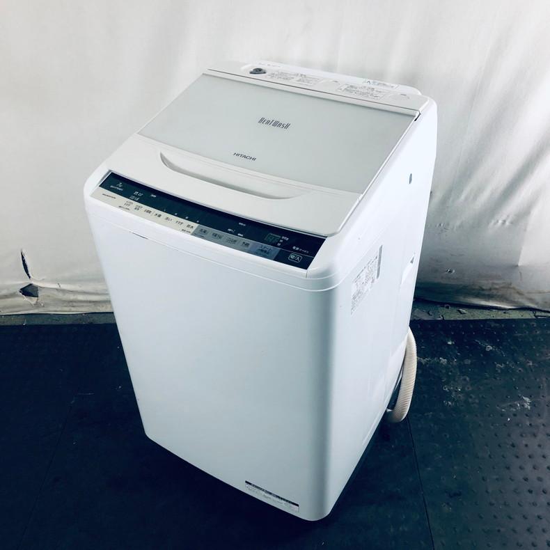 日立 洗濯機 中古 HITACHI BW-V70AE4(W) 2017年製 7.0kg 日立 洗濯機 中古 HITACHI BW-V70AE4(W) 2017年製 7.0kg