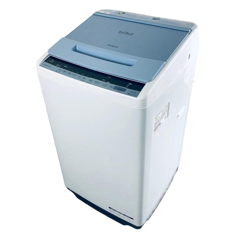 日立（HITACHI） 洗濯機 中古 HITACHI BW-V70C(A) 2018年製 7.0kg