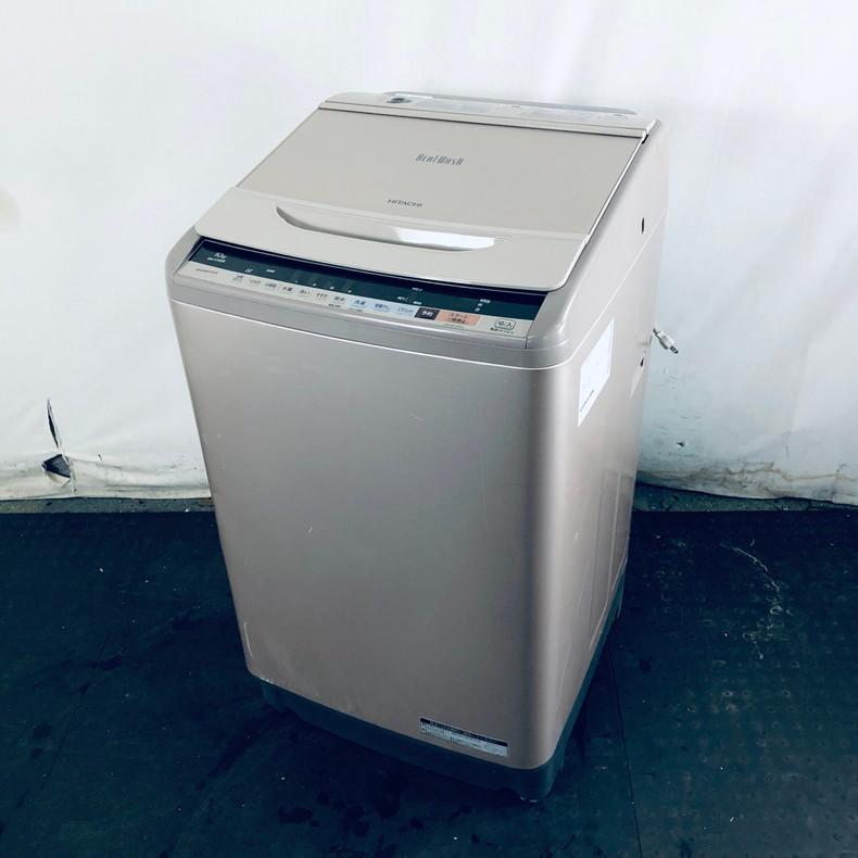 2018年式 10kg HITACHI 洗濯機 BW-V100B 10kg 全自動洗濯機 ビートウォッシュ 日立 BW-V100B 2018年製造