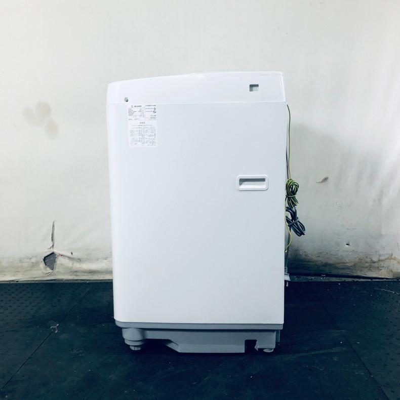 SHARP 洗濯機 中古 シャープ ES-GE7E-W 2021年製 7.0kg ホワイト