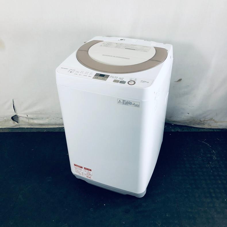 全自動洗濯機 SHARP ES-GE7A-N 7.0kg 2017年製