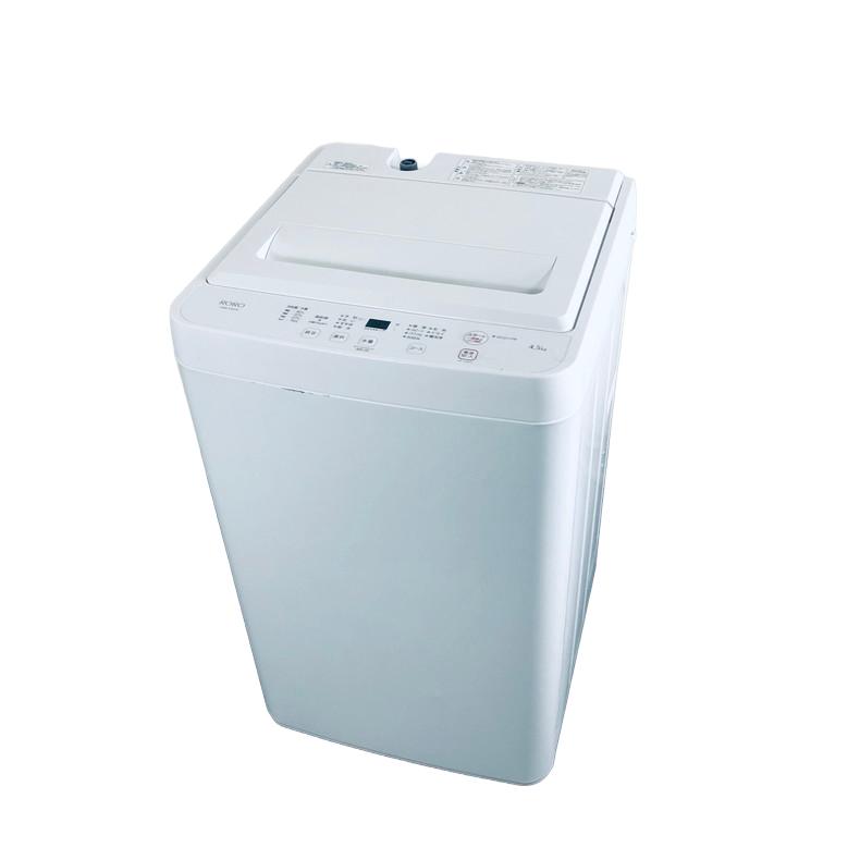 【早い者勝ち・動作確認済み】全自動電気洗濯機 YWM-T45LW 洗濯機 中古 RORO YWM-T45LW 2024年製 4.5kg ホワイト 送風 乾燥機能
