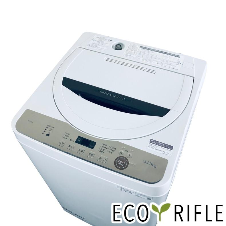 【売ります】シャープ　洗濯機　6kg　ES-GE6E-T　2021年製 SHARP（シャープ） 洗濯機 中古 SHARP ES-GE6E-T 2021年製 6.0kg