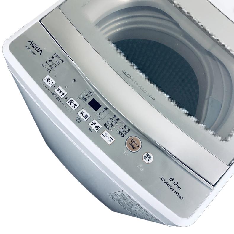 AQUA（アクア） 洗濯機 中古 AQUA AQW-S6R(W) 2025年製 6.0kg ホワイト
