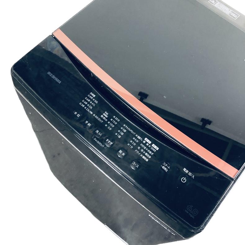 6.0KG洗濯機 アイリス IAW-T605BL 2022年 中古商品 店頭決済 IRIS OHYAMA（アイリスオーヤマ） 洗濯機 中古 IRISOHYAMA IAW-T605BL