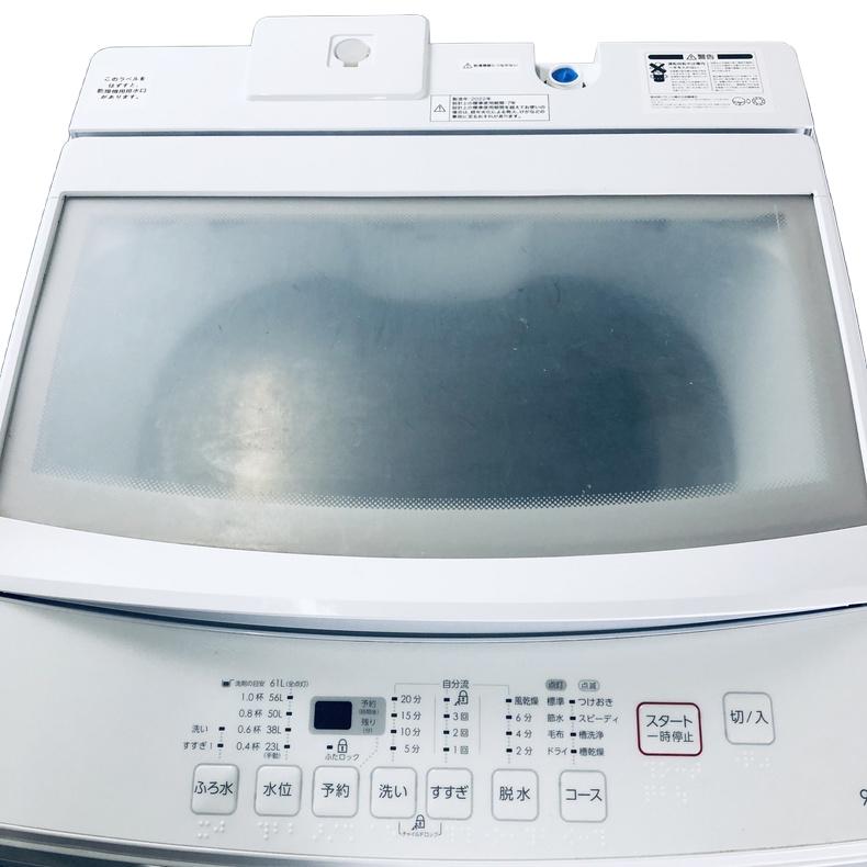 ニトリ（NITORI） 洗濯機 中古 NTR90 2022年製 9.0kg ホワイト 送風