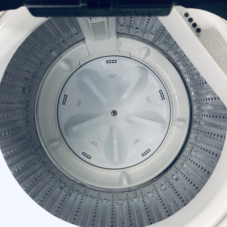 洗濯機 中古 RORO YWM-T45LK 2023年製 4.5kg ブラック 送風 乾燥機能 