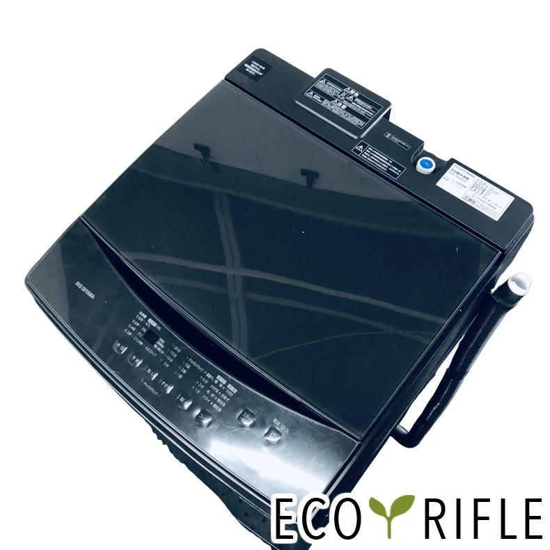 即購入⭕️IAW-T806HA ブラック 縦型洗濯機 本体 IRIS OHYAMA（アイリスオーヤマ） 洗濯機 中古 IRISOHYAMA IAW-T806HA