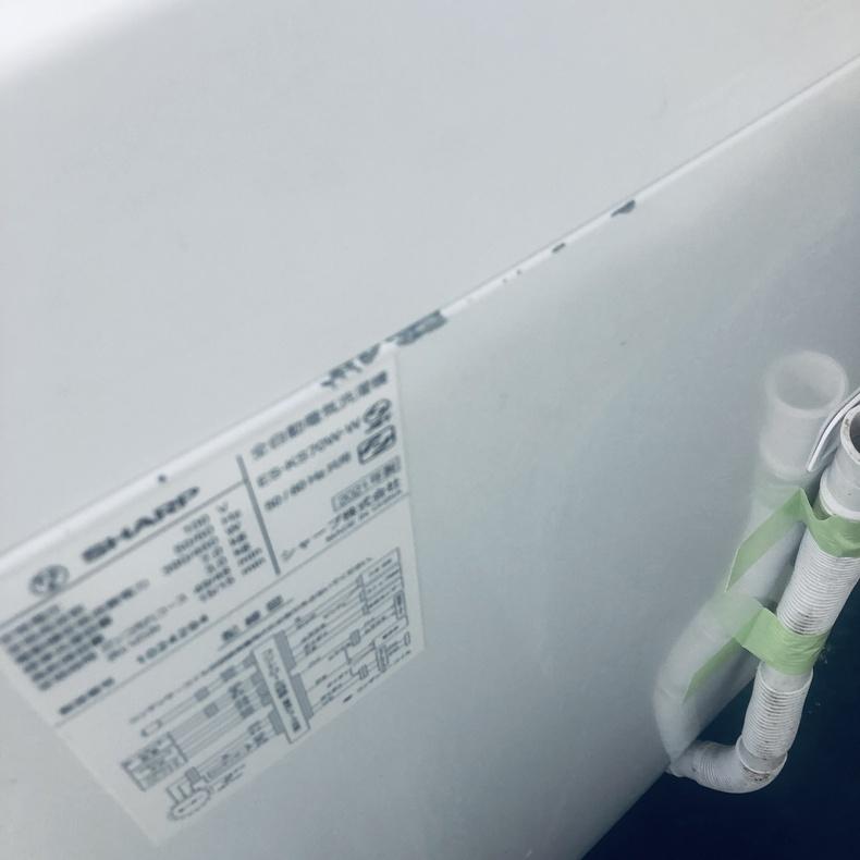 SHARP（シャープ） 洗濯機 中古 SHARP ES-KS70W-W 2021年製 7.0kg