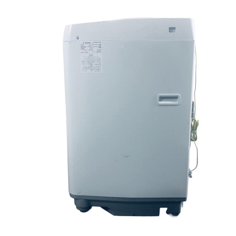 (8/19受渡済)JT4805【SHARP/シャープ 7.0㎏洗濯機】美品 2019年製 ES-KS70V 家電 洗濯 簡易乾燥付 SHARP（シャープ） 洗濯機 中古 SHARP ES-KS70V-W 2019年製 7.0kg