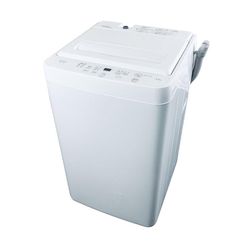 洗濯機 中古 RORO YWM-T45LW 2025年製 4.5kg ホワイト 送風 乾燥機能 