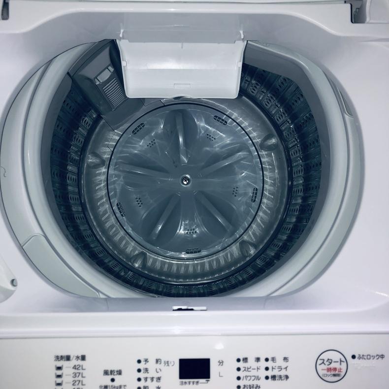 【2026年5月納品2025年製未使用】RORO 縦型洗濯機 YWM-T45LW 洗濯機 中古 RORO YWM-T45LW 2025年製 4.5kg ホワイト 送風 乾燥機能